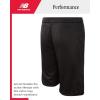 imageNew Balance Boys Athletic Shorts  MoistureWicking Performance Mesh Active Shorts for Boys for Running and Sports 420Deep Black