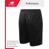 imageNew Balance Boys Athletic Shorts  MoistureWicking Performance Mesh Active Shorts for Boys for Running and Sports 420Solid Black