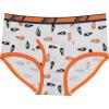 imageNew Balance Boys Soft Cotton Tag Free Brief Underwear 5PackTeam NavyWhiteStripesGinger OrangeShoes