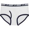 imageNew Balance Boys Soft Cotton Tag Free Brief Underwear 5PackTeam NavyWhiteStripesGinger OrangeShoes