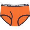 imageNew Balance Boys Soft Cotton Tag Free Brief Underwear 5PackTeam NavyWhiteStripesGinger OrangeShoes