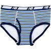 imageNew Balance Boys Soft Cotton Tag Free Brief Underwear 5PackTeam NavyWhiteWord Blue Team RoyalStripes