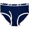 imageNew Balance Boys Soft Cotton Tag Free Brief Underwear 5PackTeam NavyWhiteWord Blue Team RoyalStripes