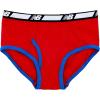 imageNew Balance Boys Soft Cotton Tag Free Brief Underwear 5PackTeam RoyalShoes RedTeam RedStripesWhite