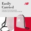 imageNew Balance Drawstring Backpack Small Gym Travel Bag with Front Zip Pocket Sports Cinch Sack for Men and Women Black 175 InchBlush