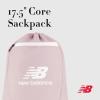 imageNew Balance Drawstring Backpack Small Gym Travel Bag with Front Zip Pocket Sports Cinch Sack for Men and Women Black 175 InchBlush
