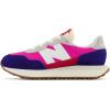 imageNew Balance Kids 237 V1 Lace Up SneakerBlueExuberant Pink