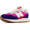 imageNew Balance Kids 237 V1 Lace Up SneakerBlueExuberant Pink