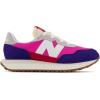 imageNew Balance Kids 237 V1 Lace Up SneakerBlueExuberant Pink