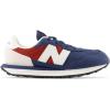 imageNew Balance Kids 237 V1 Lace Up SneakerNb NavyBrick RedWhite
