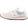imageNew Balance Kids 237 V1 Lace Up SneakerQuartz PinkLight Arctic Grey