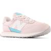 imageNew Balance Kids 237 V1 Lace Up SneakerShell PinkSea SaltBlue
