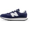 imageNew Balance Kids 237 V1 Lace Up SneakerWhiteNb Navy