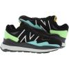 imageNew Balance Kids 574 Core LaceUp SneakerBlackVibrant Spring Glowblack