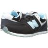 imageNew Balance Kids 574 V1 Boardwalk Laceup SneakerBlackBlue