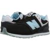imageNew Balance Kids 574 V1 Boardwalk Laceup SneakerBlackBlue