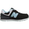 imageNew Balance Kids 574 V1 Boardwalk Laceup SneakerBlackBlue