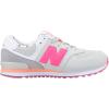 imageNew Balance Kids 574 V1 Boardwalk Laceup SneakerGreyPink