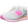 imageNew Balance Kids 574 V1 Boardwalk Laceup SneakerGreyPink