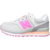 imageNew Balance Kids 574 V1 Boardwalk Laceup SneakerGreyPink