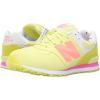 imageNew Balance Kids 574 V1 Boardwalk Laceup SneakerYellowPink