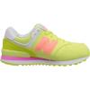 imageNew Balance Kids 574 V1 Boardwalk Laceup SneakerYellowPink