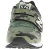 imageNew Balance Kids 574 V1 Classic Hook and Loop SneakerArmy OliveGreen