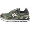 imageNew Balance Kids 574 V1 Classic Hook and Loop SneakerArmy OliveGreen