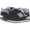 imageNew Balance Kids 574 V1 Classic Hook and Loop SneakerBlackBlack