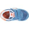 imageNew Balance Kids 574 V1 Classic Hook and Loop SneakerBlueOrange
