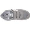 imageNew Balance Kids 574 V1 Classic Hook and Loop SneakerGreyWhite