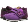 imageNew Balance Kids 574 V1 Classic Hook and Loop SneakerPurple