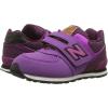 imageNew Balance Kids 574 V1 Classic Hook and Loop SneakerPurpleBlack