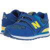 imageNew Balance Kids 574 V1 Classic Hook and Loop SneakerTeam RoyalLaser Blue