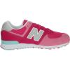 imageNew Balance Kids 574 V1 Classic Suede Laceup SneakerPeonyPeony Glo