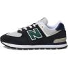imageNew Balance Kids 574 V1 Familiar Ground Laceup SneakerBlackNb Navy