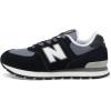imageNew Balance Kids 574 V1 Familiar Ground Laceup SneakerBlackWhite