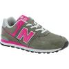 imageNew Balance Kids 574 V1 Familiar Ground Laceup SneakerGreyPink