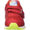 imageNew Balance Kids 574 V1 Familiar Ground Laceup SneakerRed Red Tdr