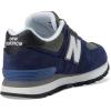 imageNew Balance Kids 574 V1 Familiar Ground Laceup SneakerTeam NavyDark Moss