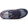 imageNew Balance Kids 574 V1 Familiar Ground Laceup SneakerTeam NavyNb Burgundy