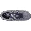 imageNew Balance Kids 574 V1 Leisure Laceup SneakerCharcoalBlack