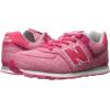 imageNew Balance Kids 574 V1 Leisure Laceup SneakerPinkPink