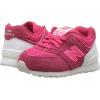 imageNew Balance Kids 574 V1 Leisure Laceup SneakerPinkWhite