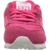 imageNew Balance Kids 574 V1 Leisure Laceup SneakerPinkWhite