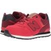 imageNew Balance Kids 574 V1 Leisure Laceup SneakerRedBlack