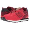 imageNew Balance Kids 574 V1 Leisure Laceup SneakerRedBlack