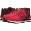 imageNew Balance Kids 574 V1 Leisure Laceup SneakerRedBlack
