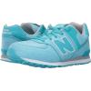 imageNew Balance Kids 574 V1 Leisure Laceup SneakerTealWhite