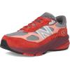 imageNew Balance Kids 990 V6 Laceup SneakerRed AlertFlare